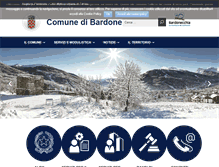 Tablet Screenshot of comune.bardonecchia.to.it